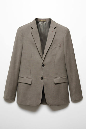 Blazer - beige - MANGO