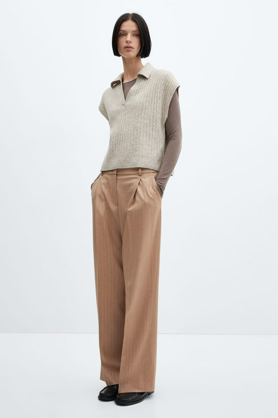 Broek - beige