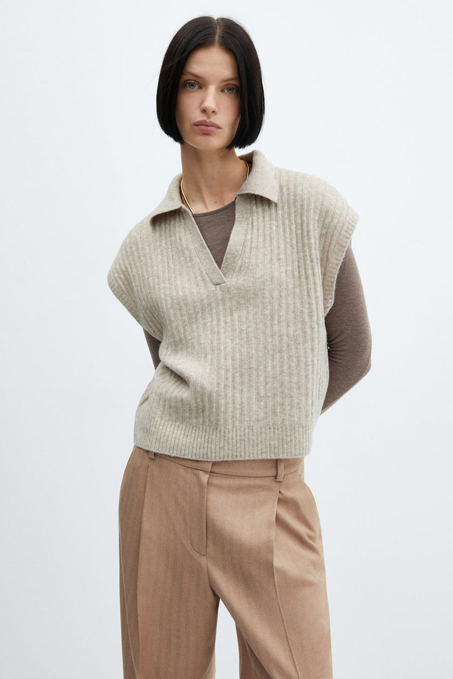 Broek - beige