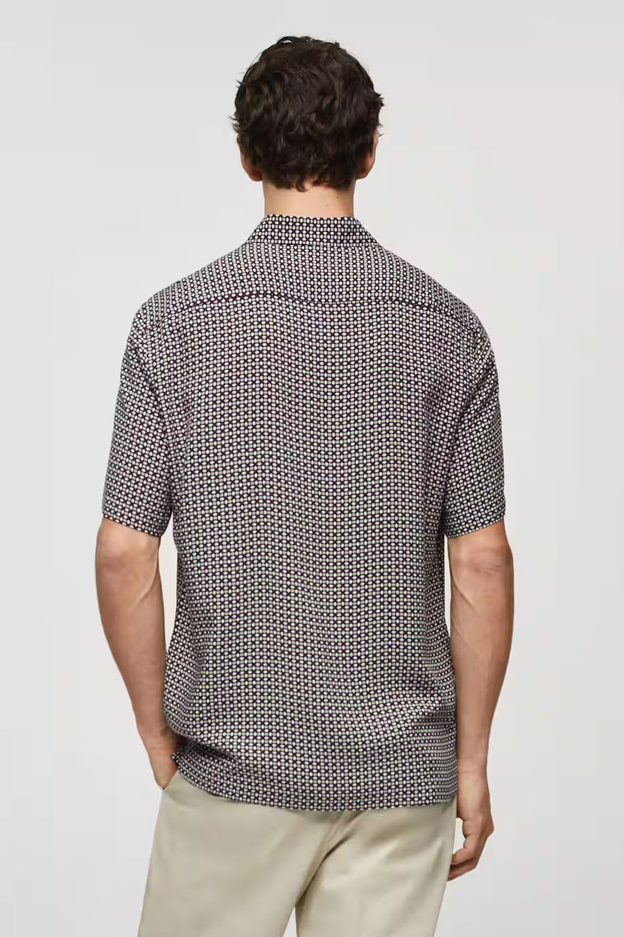 Hemd met korte mouwen - blauw - MANGO