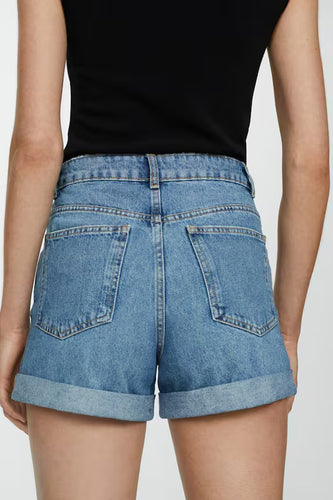 Short - denim - MANGO - 7