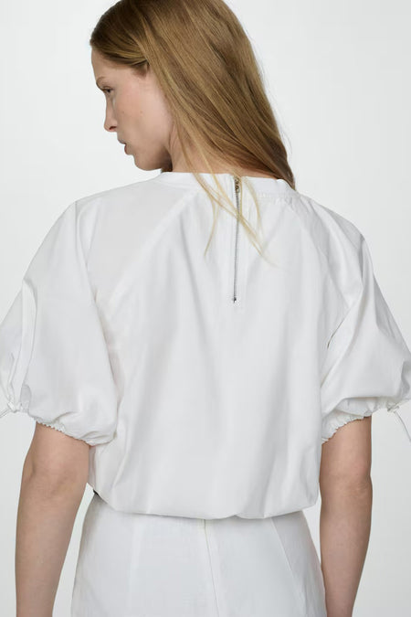 Chemisier (manches courtes) Blanc - Mango