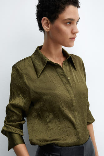 Chemise &agrave; manches longues - vert
