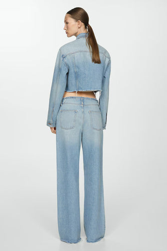 Regenjas - mid blue denim - MANGO