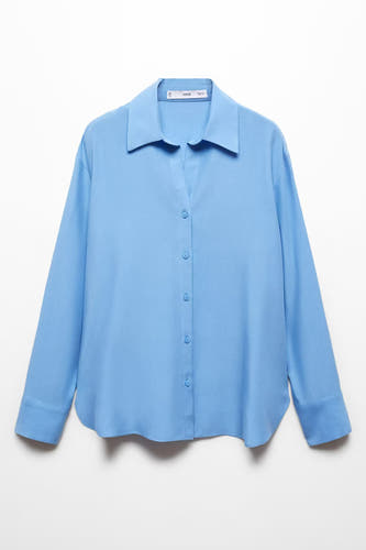 Hemd met lange mouwen - blauw