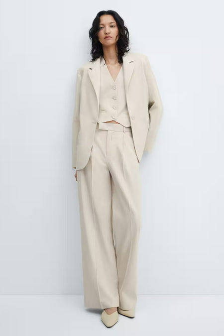 Blazer Gris - Mango