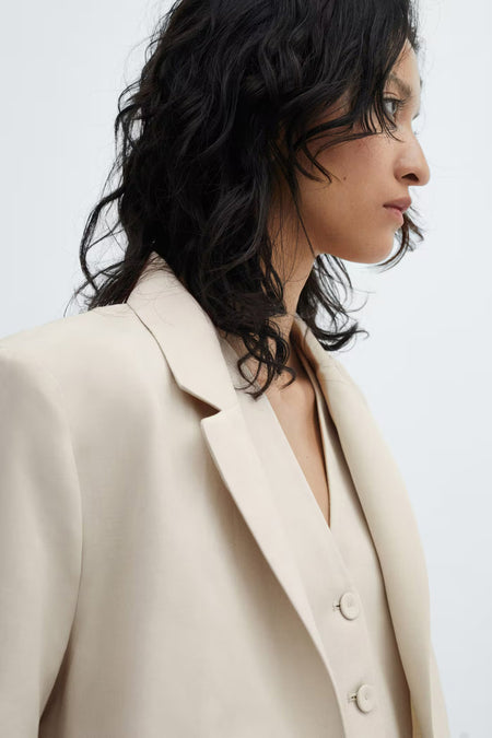 Blazer Gris - Mango