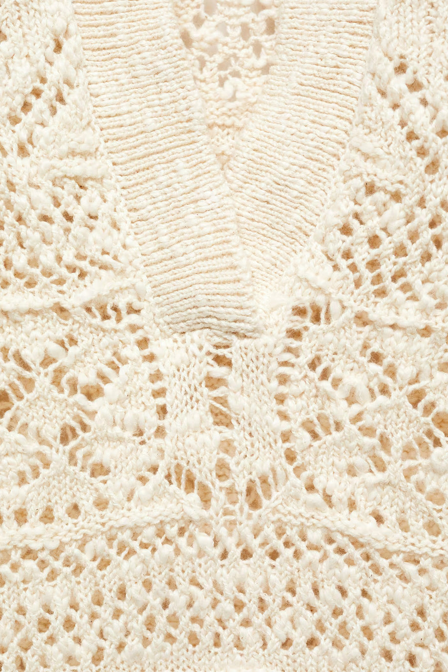 Pull à col rond - beige