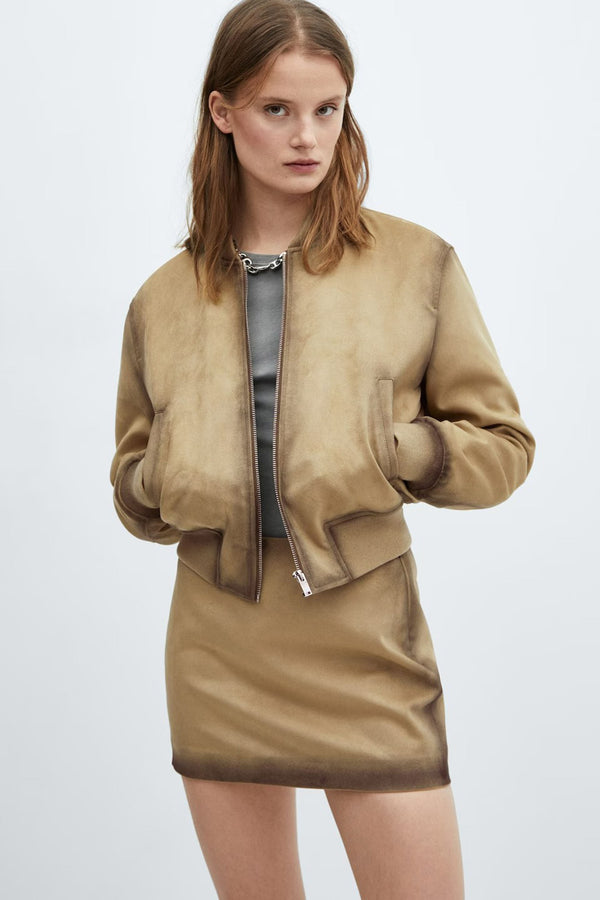 Jupe courte Gris - Mango