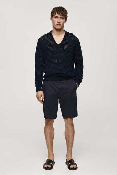 Short Blauw - Mango