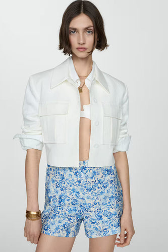 Short - blauw - MANGO