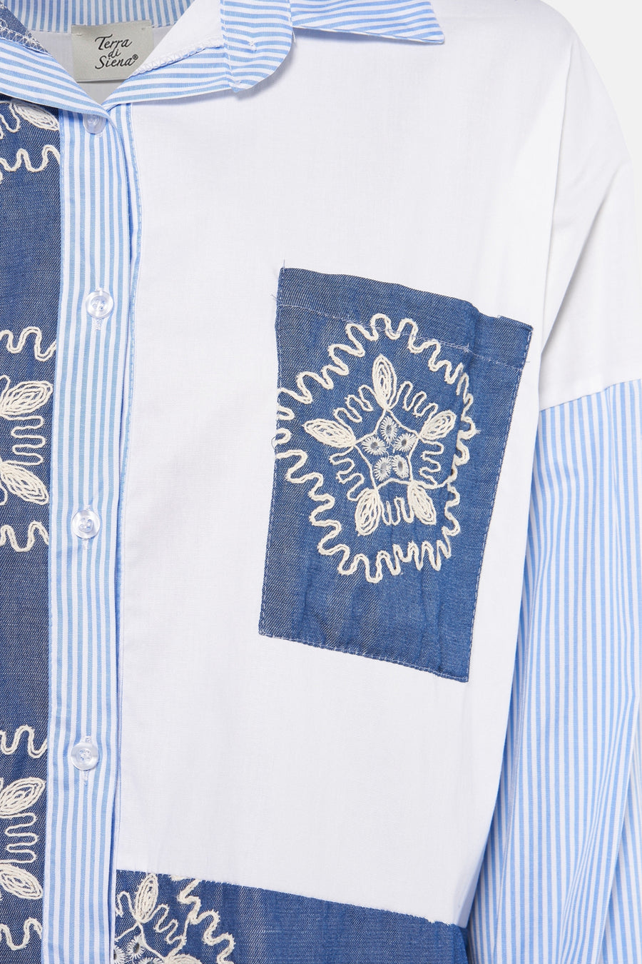 Hemd met lange mouwen - blauw - Terra di Siena - 4