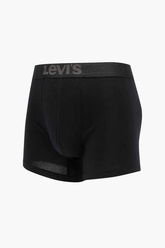Zwarte boxershort van Levi's met een elastische tailleband met logo.