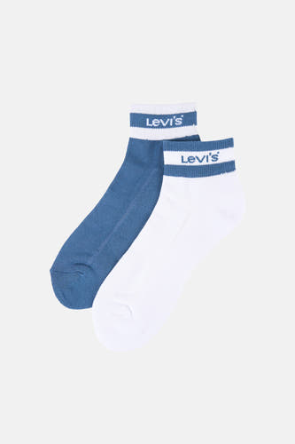 Chaussettes multicolores de Levi's® Accessories avec logo sur les bords côtelés blancs.