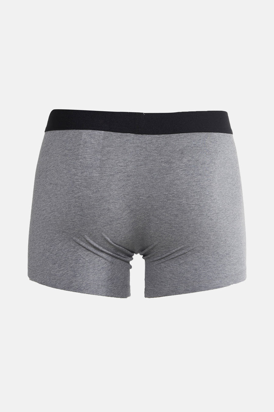 Sous-vêtements gris de Levi's® Accessories avec une ce taille élastique noire, vu de l'arrière.