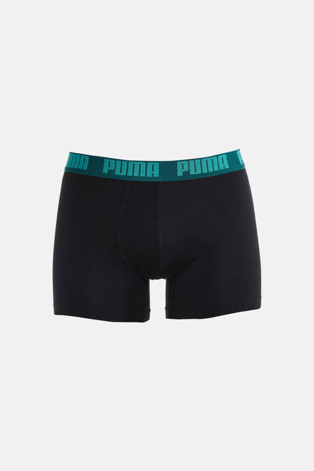 Boxer short noir de PUMA avec une ceinture élastique à logo.