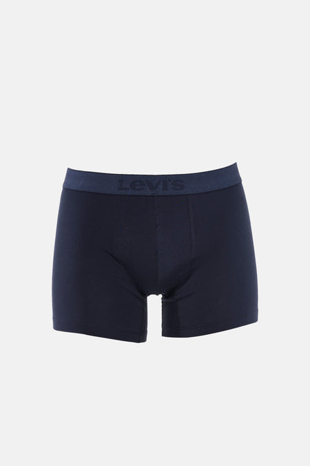 Blauwe boxershort van Levi's, met een elastische tailleband met logo.