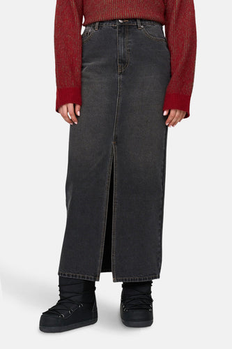 Lange rok - dark grey denim - 24 colours GmbH