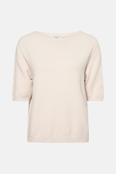 Pull col O Beige - Terra di Siena