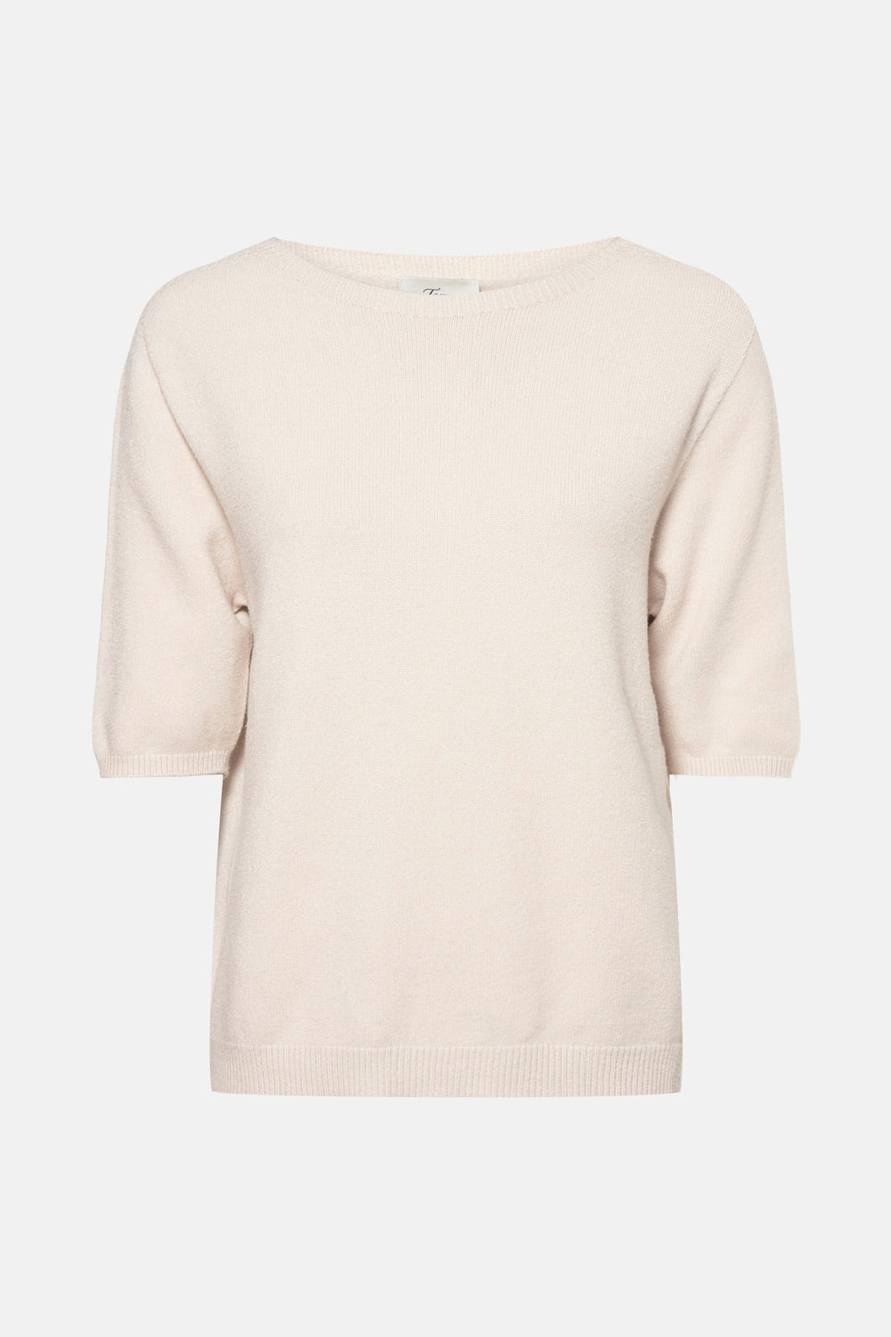 Trui met ronde hals Beige - Terra di Siena