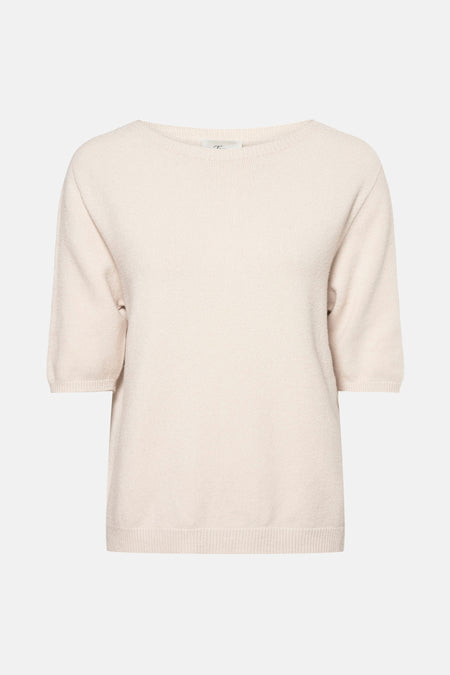Pull col O Beige - Terra di Siena