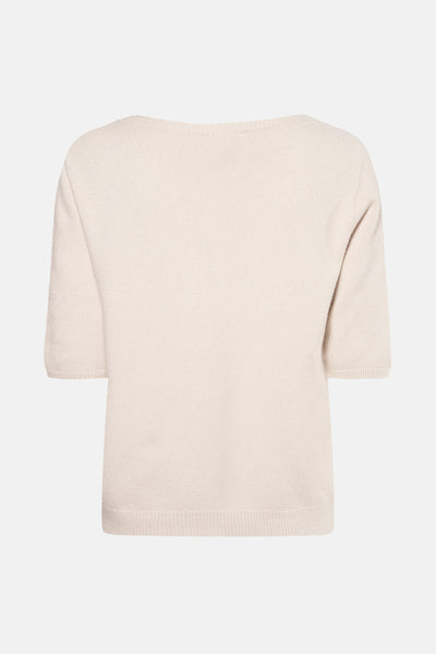 Trui met ronde hals Beige - Terra di Siena