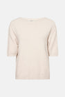 Pull col O Beige - Terra di Siena