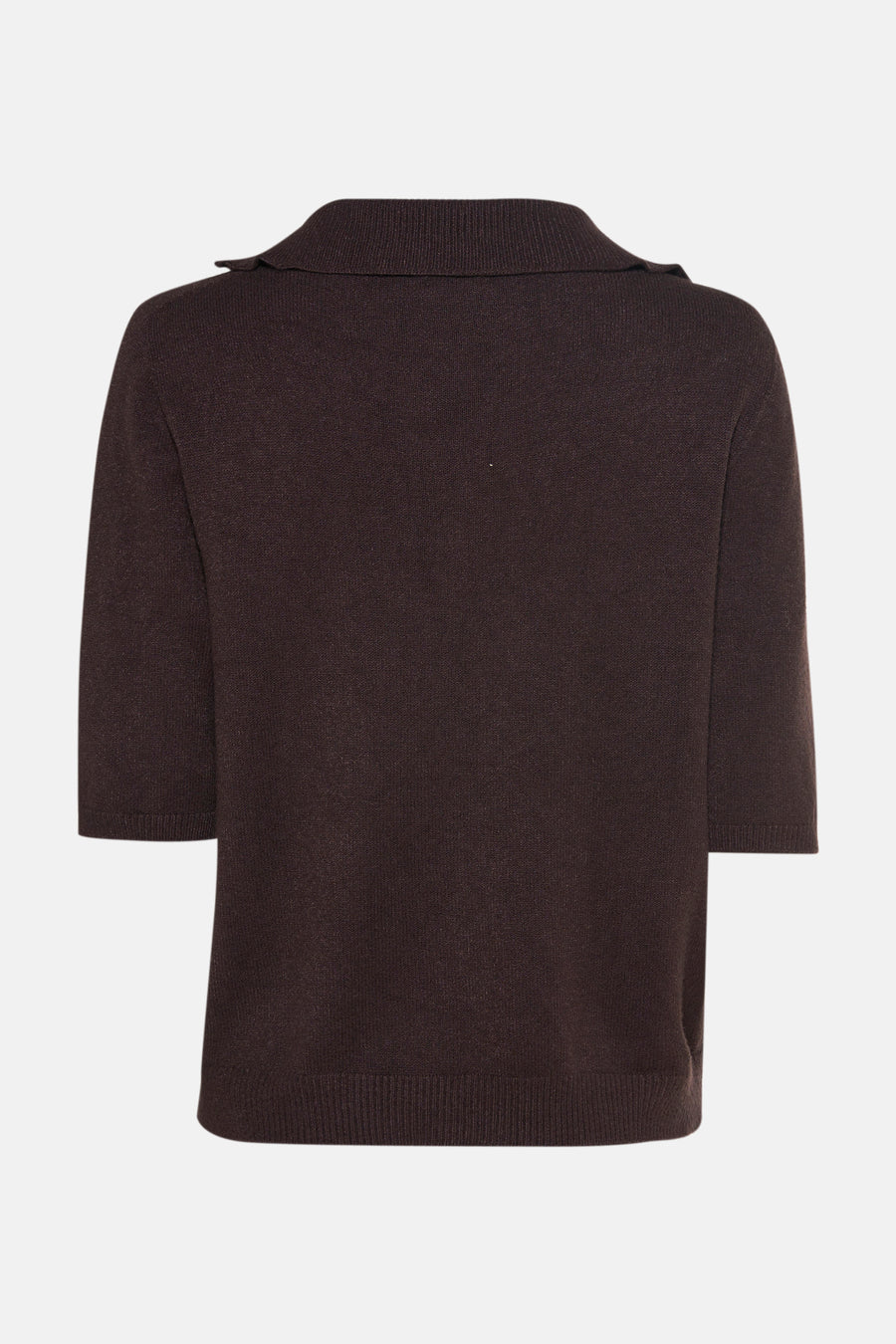 Polo met lange mouwen - bruin - Terra di Siena - 3