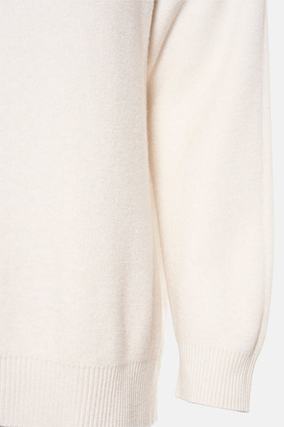 Pull col O Écru - Terra di Siena