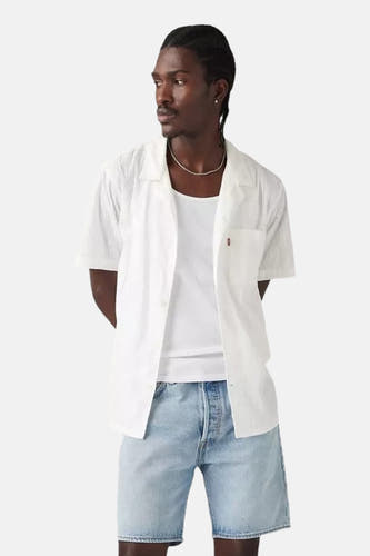 Chemise à manches courtes - blanc