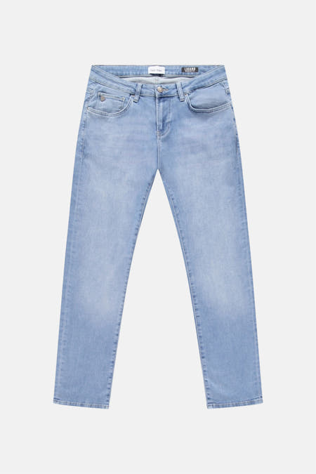 Jeans straight light blue denim - Cars