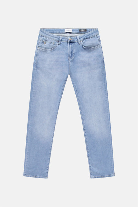 Jeans straight light blue denim - Cars