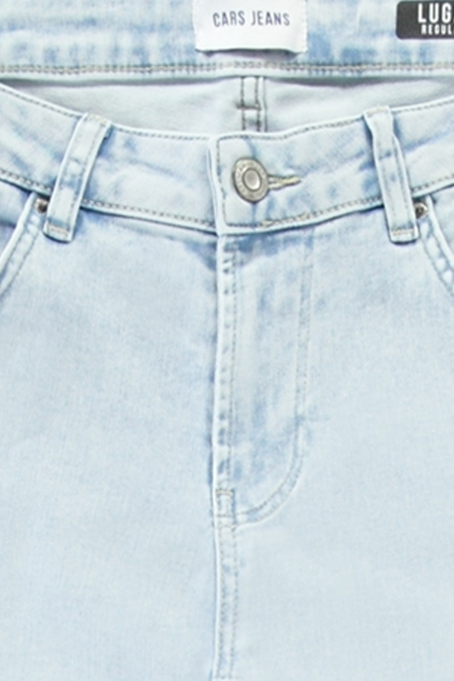 Jeans straight light blue denim - Cars