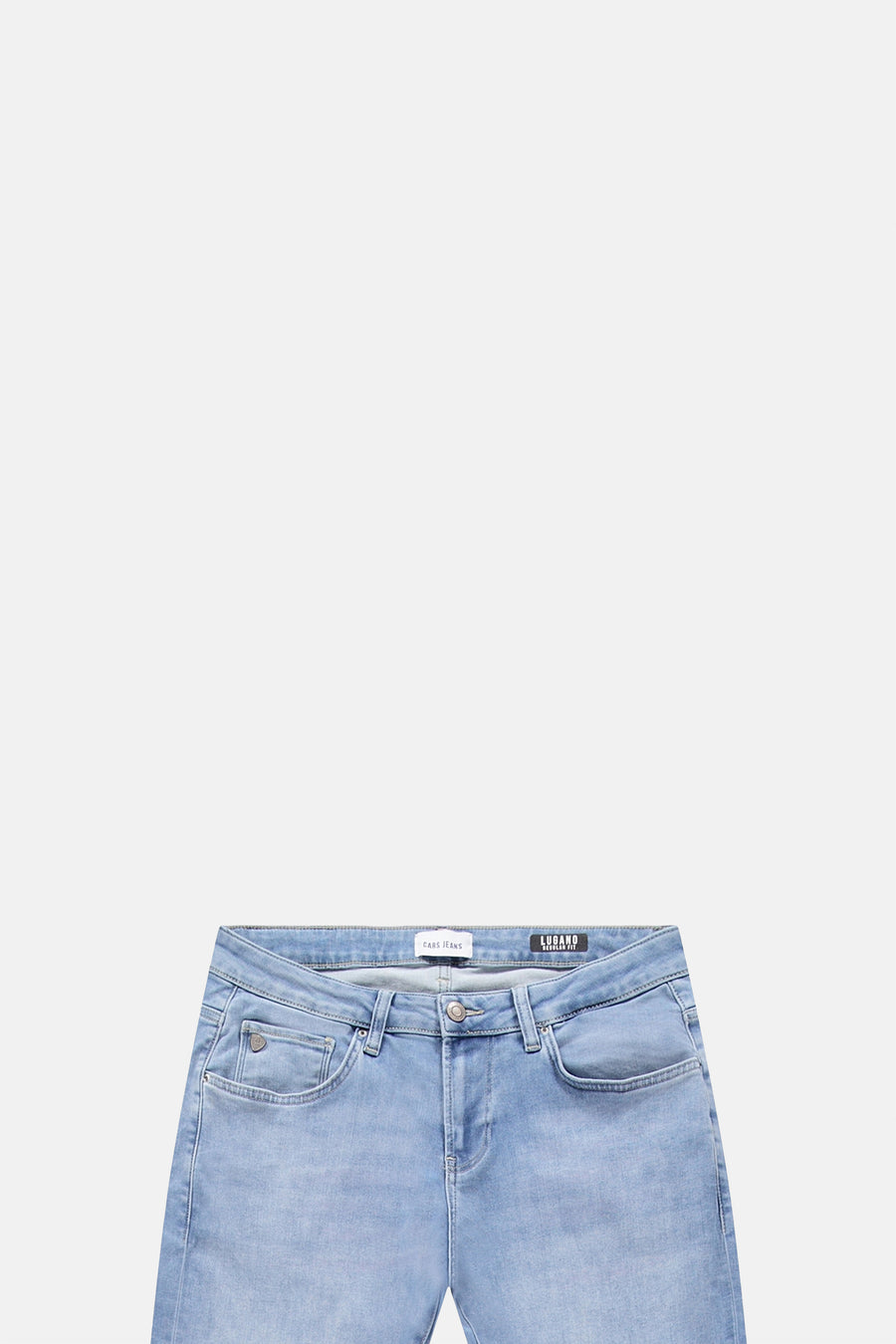 Jeans straight light blue denim - Cars