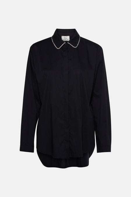 Hemd met lange mouwen - zwart