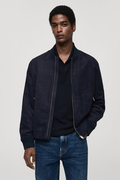 Jas (kort) Blauw - Mango