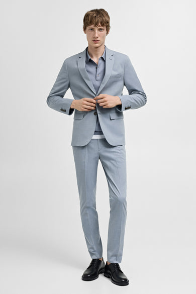 Kostuumbroek Blauw - Mango