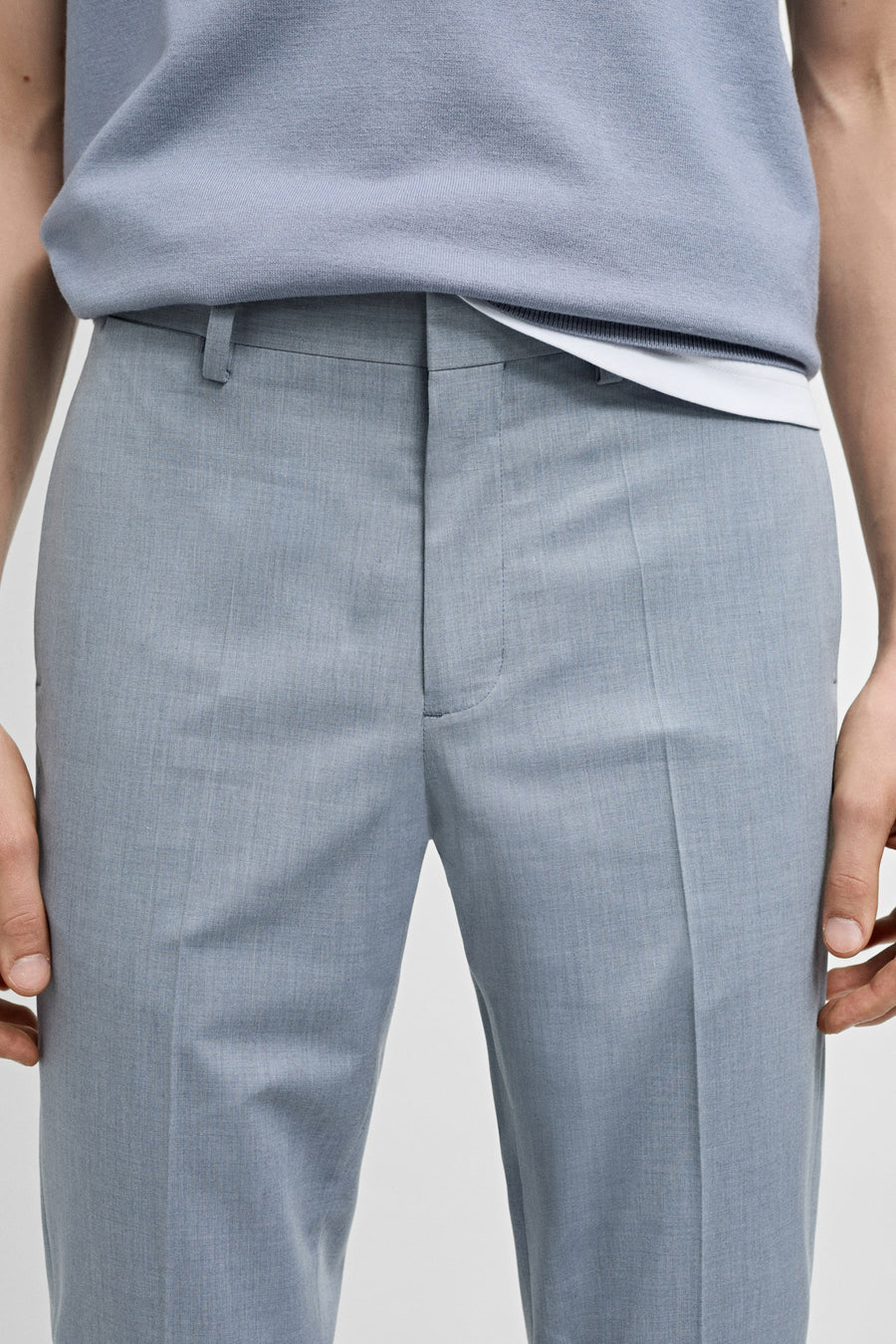 Kostuumbroek - blauw - MANGO