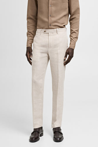 Kostuumbroek - beige - MANGO