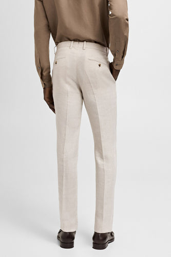 Kostuumbroek - beige - MANGO