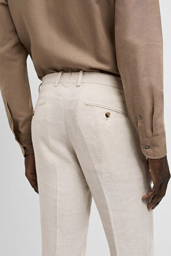 Kostuumbroek - beige - MANGO