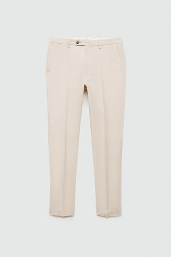 Kostuumbroek - beige - MANGO