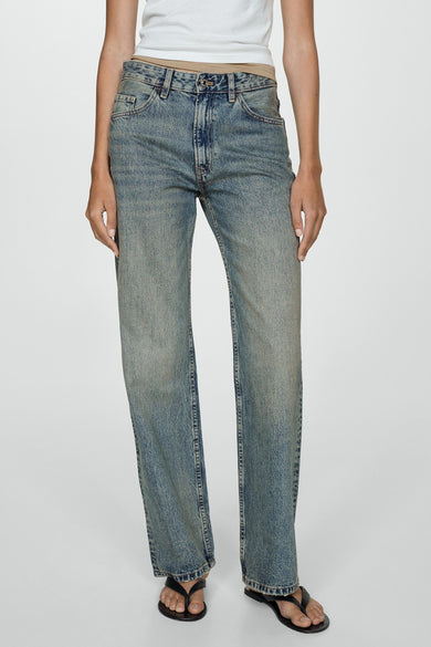 Jeans straight Denim - Mango