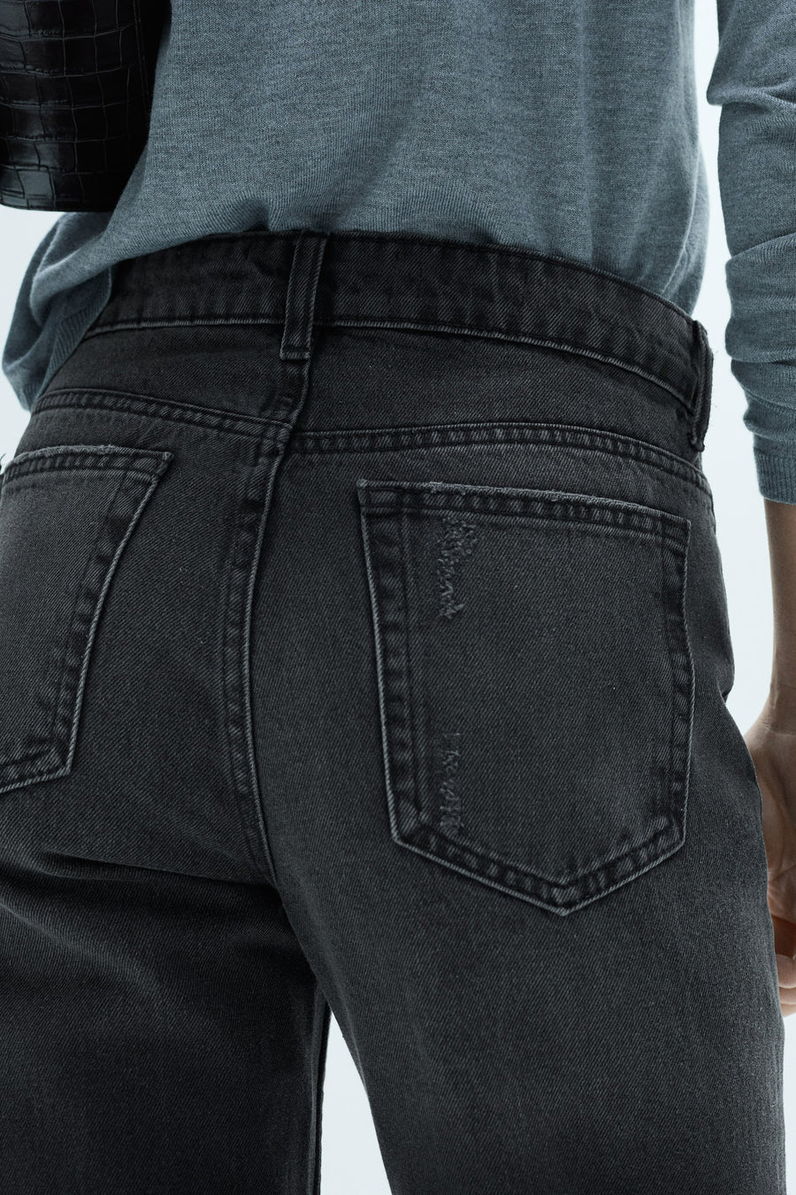 BLANCA - black denim - MANGO - 4