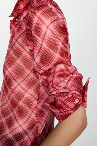 Hemd met lange mouwen - rood