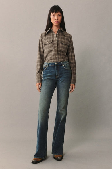 VIOLETA - dark blue denim
