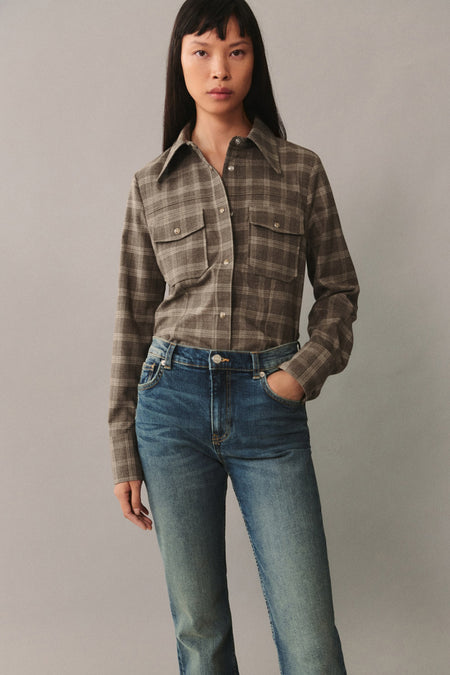 VIOLETA - dark blue denim