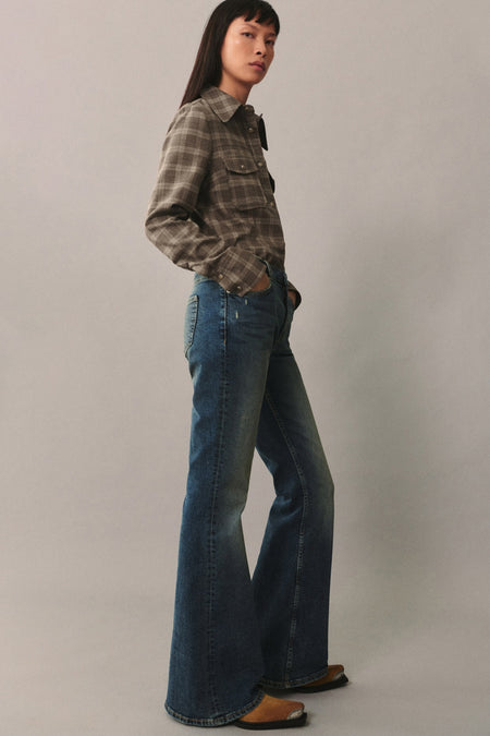 VIOLETA - dark blue denim