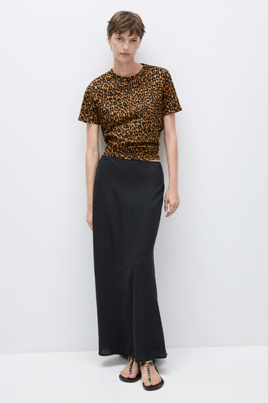 T-shirt met korte mouwen - bruin