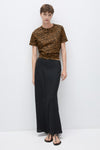 T-shirt met korte mouwen - bruin